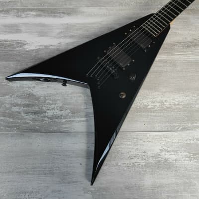 1996 Grover Jackson BBV5.8 “Black Blood” String Thru Flying V (Black) |  Reverb UK