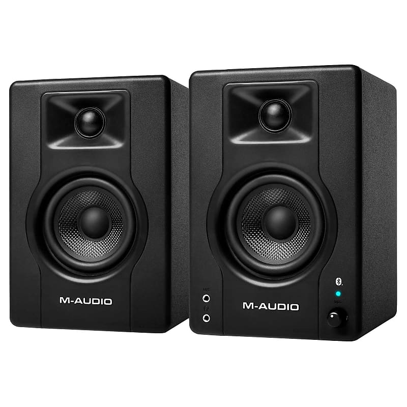 M-Audio BX3PAIRBTXUS 3.5" 120W Bluetooth Multimedia Studio Monitor Speakers Pair image 1