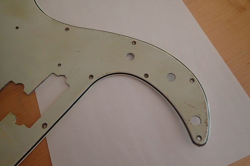 Spitfire Precision bass Pickguard-Mint Green 2022 image 1