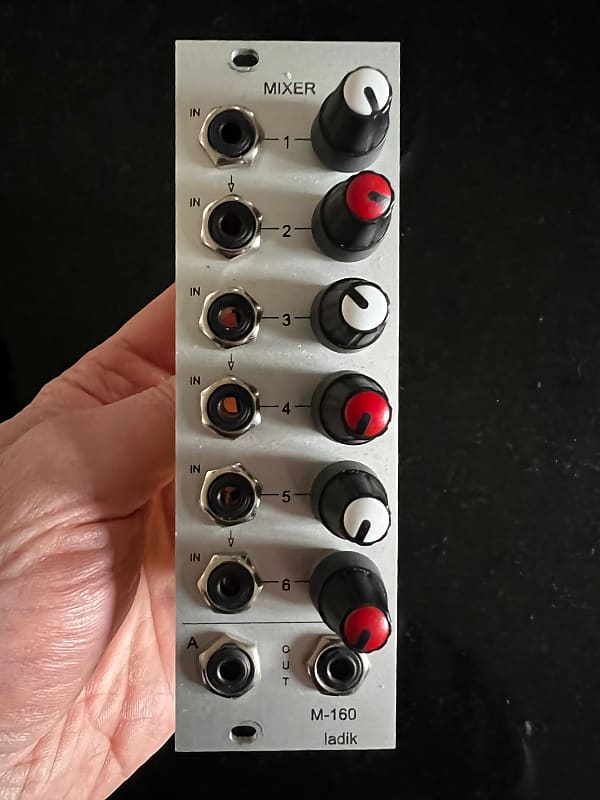 Ladik M160 6ch Mono / Stereo / Aux (8HP) Eurorack Mixer Reverb UK