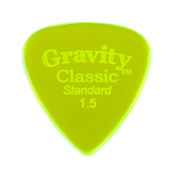 Gravity GCLS15P Polished Classic Standard 1.5mm Guitar Pick (Single) image 1
