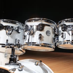 PDP Concept Maple Shell Pack - 7-Piece - Pearlescent White image 11