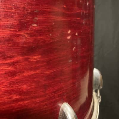 Gretsch USA - 15x12" , Stop Sign Badge 1970's - Red Rosewood image 8