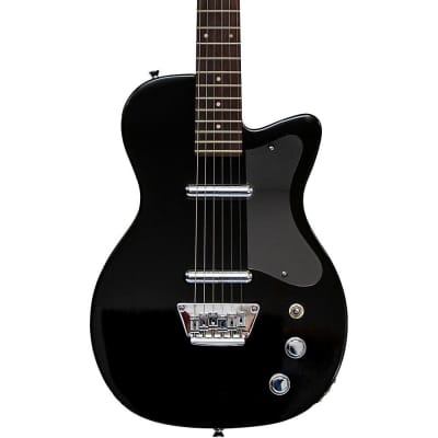 Silvertone Electric Solid Body Guitar - Black, 1303 Reissue image 2