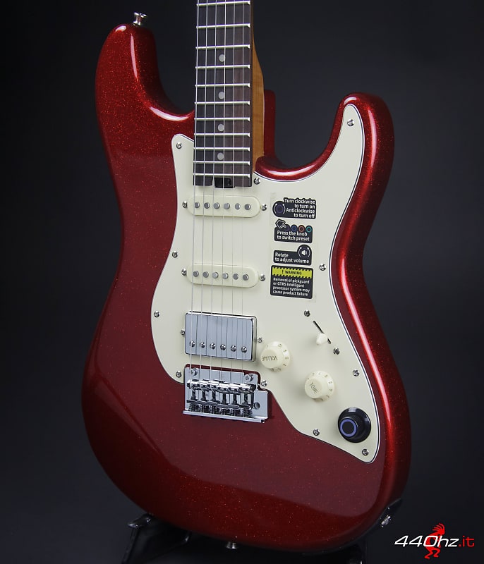 Mooer GTRS S800 Intelligent Electric Guitar Metal Red w/Bag