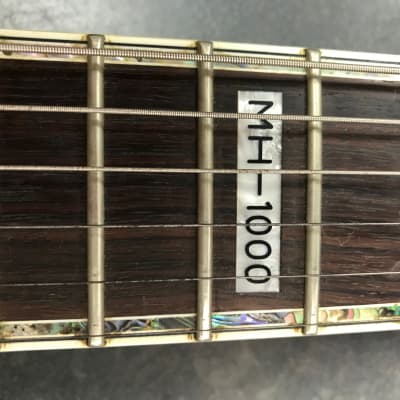ESP LTD Deluxe MH-1000 Thru Black  Green Electric Guitar image 6