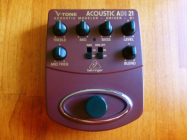 Behringer ADI21 V-Tone Acoustic Amp Modeler Preamp DI image 1