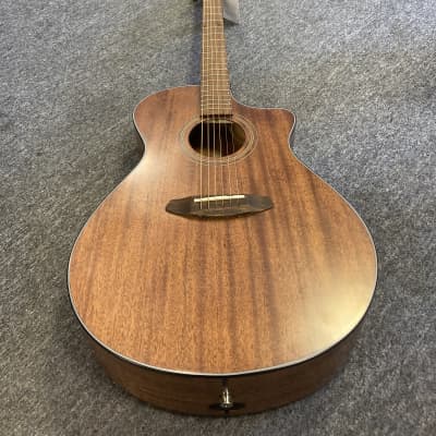 Breedlove Wildwood Concerto Satin CE Solid African Mahogany OPEN BOX image 6