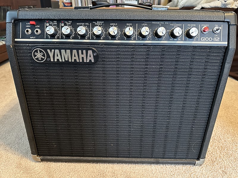 Yamaha G100-112 2-Channel 100-Watt 1x12" Guitar Combo 1980 - 1985 - Black image 1