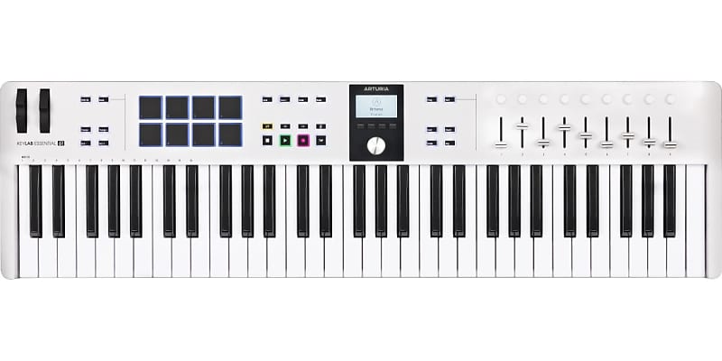 Arturia KEYLAB ESSENTIAL 61 MK3 Universal MIDI Controller 61-Key