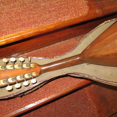 vintage antique 1910 Carl Fischer mandolin  LYON + HEALEY w/ orig case americana folk music instruments image 11