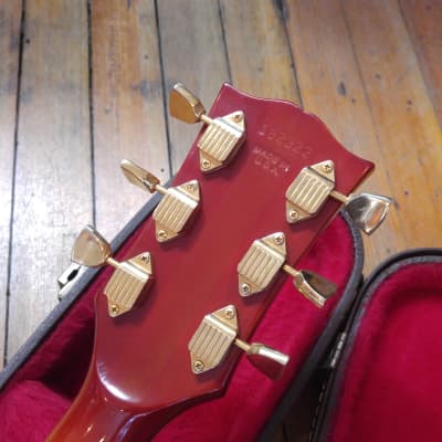 Gibson Les Paul Custom Left-Handed Cherry Sunburst #182322 Norlin-Era w/Gibson Case image 6
