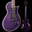 ESP LTD EC-1000FM, See-thru Purple Electric Guitar 7lbs 4.3oz