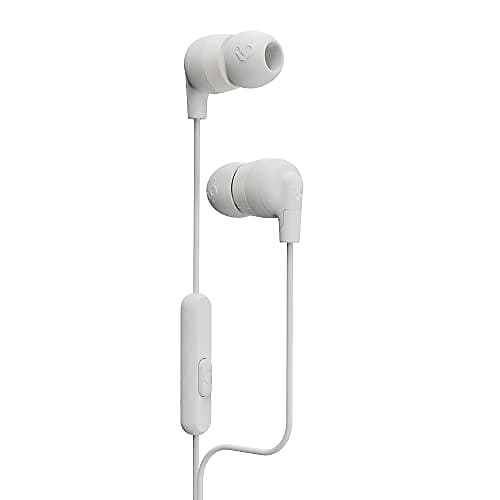 Skullcandy Ink'D+ Wired In-Ear Headphones with Microphone and Bluetooth, White image 1
