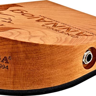 Ortega Guitars ANNAlog Analog Passive Percussion Stomp Box with Built-in Piezo for Kick Sound Made of Cherry Wood image 2