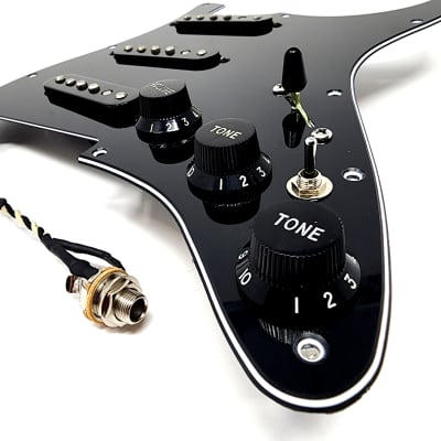 ギター Seymour Duncan Custom Shop Phat Staple Seymour Duncan Custom Shop Phat Staple Pickup Set - Black with