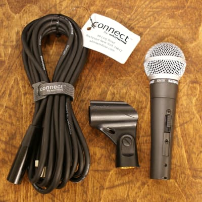 Shure SM58S 2 Pack Bundle Professional Vocal Microphone w/On/Off