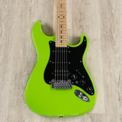 G&L USA Fullerton Deluxe Legacy HB HSS Guitar, Sublime Green, Maple Fretboard, Deluxe Gig Bag image 3