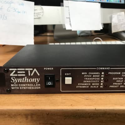 *RARE* Zeta Synthony I MIDI Controller with Synthesizer and MFS-40 footswitch for sale