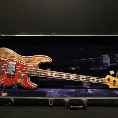 1963/64 Fender Precision Bass  from German famous Country Band Truckstop with case and 2 necks. image 12
