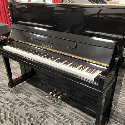 New Picarzo P-121 48" Upright Piano in Polished Ebony, Walnut Or Mahogany image 4