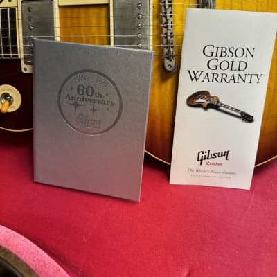 Gibson Custom Shop 60th Anniversary '60 Les Paul Standard Reissue  Deep Cherry Sunburst  #02002 image 12