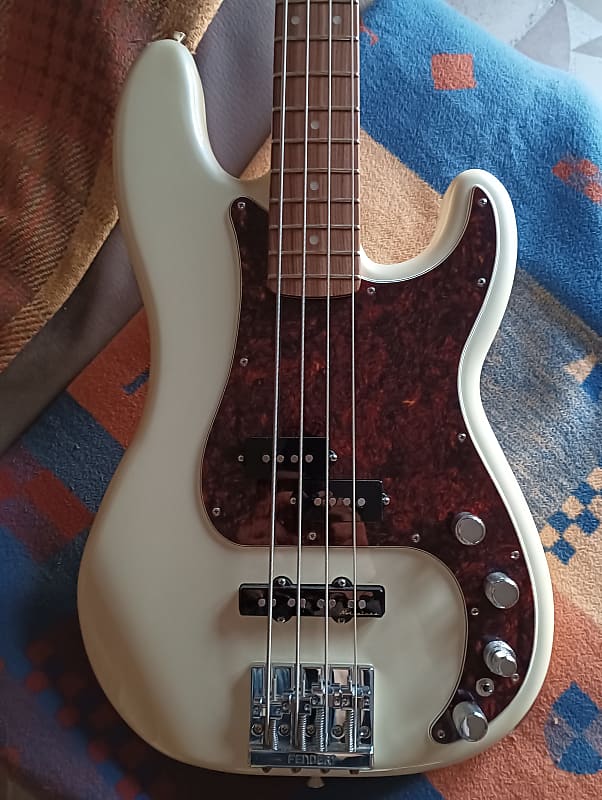 Fender Player Plus Precision Bass - Olympic Pearl | Reverb