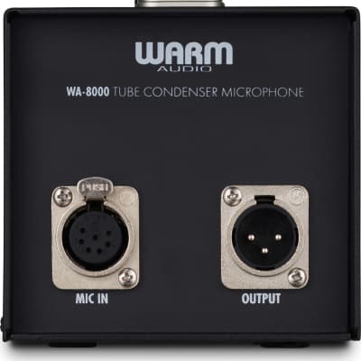 Warm Audio WA-8000 Large Diaphragm Tube Condenser Microphone, Black w/ Hard Case image 5