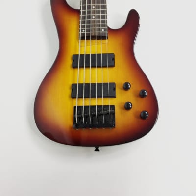 Haze 6-String Electric Bass Guitar, Sunburst, Free Bag ,Tuner,3 Picks SE6700CSBH image 2