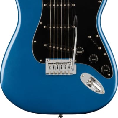 Squier Affinity Series Stratocaster Maple Fingerboard Electric Guitar Lake Placid Blue image 8