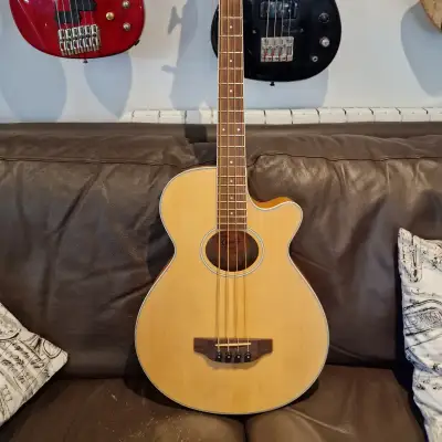 Crafter BA400EQ Electro-Acoustic Bass with Hard Case. Excellent Condition. image 5