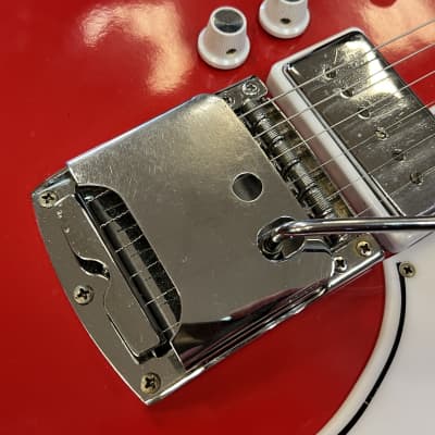 1965 Airline JB Hutto Res-O-Glass Red Res-O-Glass with tremolo image 5