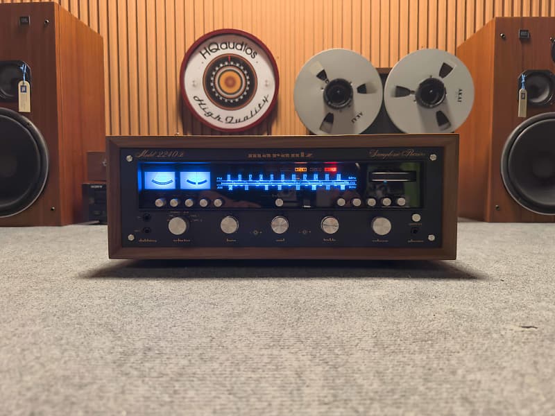 MARANTZ 2240B STEREO RECEIVER – RESTORED – FREE WOOD CASE COLOR – 1-YEAR WARRANTY  			