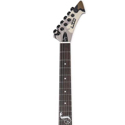 LTD James Hetfield Signature Snakebyte Camo Electric Guitar w/Case image 3