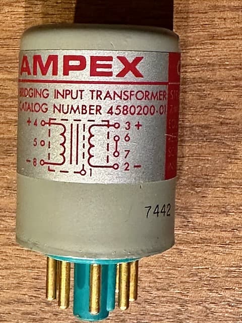 AMPEX BRIDGING INPUT TRANSFORMERS (3) 2 - 4580200-01, 1- 58-0116