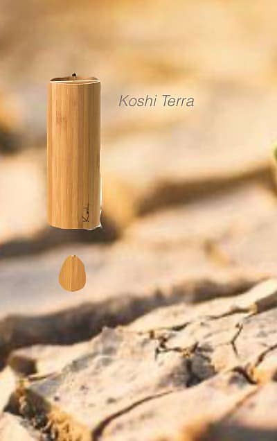 1 Koshi® Chimes Set of 4 Elements Terra/Aqua/Aria/Ignis. Made in