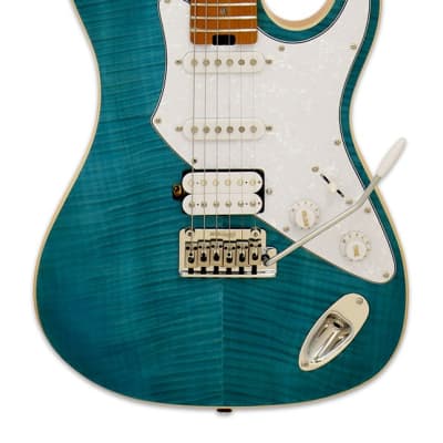 Aria Pro II 714-MK2 BKDM FULLERTON Trans Black Diamond Flame