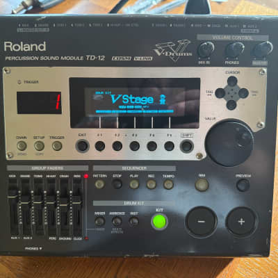 Roland Td-12 V Drum Module Brain w/ WOT TECH OLED!!