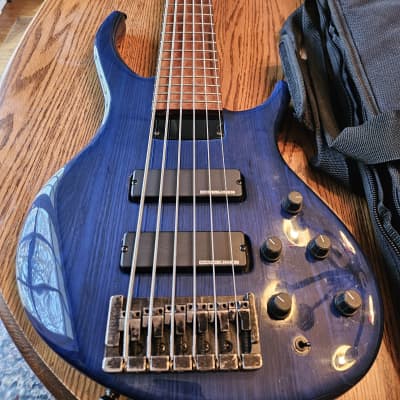 Tobias Killer-B Bass 6 string 1990's - Translucent Blue image 16