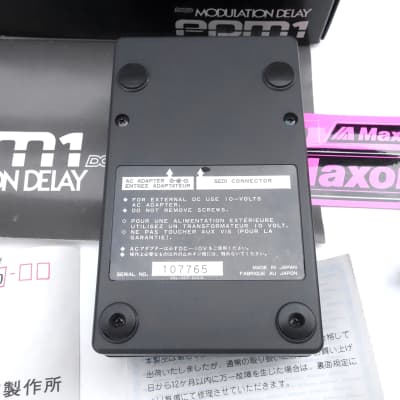 Maxon PDM1 MODULATION DELAY  PDM-1 マクソン Vintage 80's Maxon PDM1 Programmable Modulation Delay