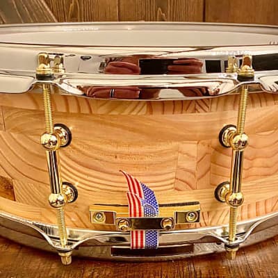 DrumPickers 14x5” Heirloom Classic Snare Drum in Natural Gloss image 7