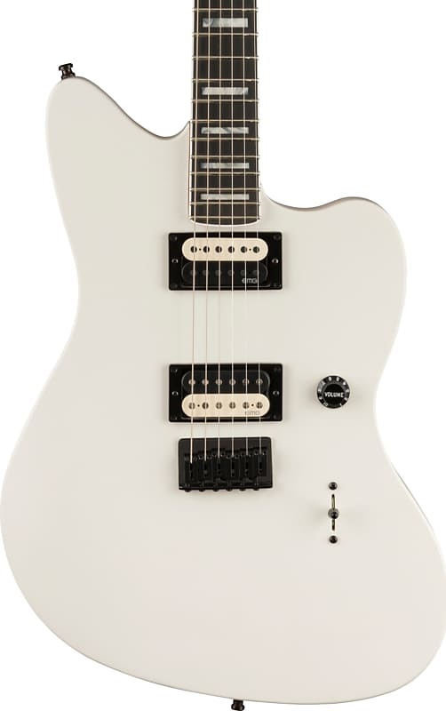 Fender Jim Root Jazzmaster V4 Electric Guitar, White w/ Black Tweed Case image 1