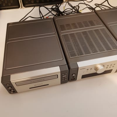 Set DENON Minidisc DMD-M7 Receiver UDRA-M7 Tape Deck DRR-M71998 - Grey Metal image 10