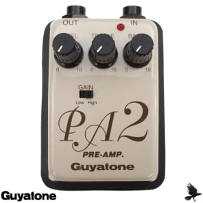 Ｇu yatone  ＰＡ-2  Ｐreamp Guyatone PA2 Pre-Amp - Guitar Preamp Clean Boost & Tone EQ