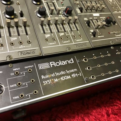 Rare Roland SYSTEM-100M 191-J/112/110/140/150/172 Analog Synthesizer Modular vintage Used in Japan image 5