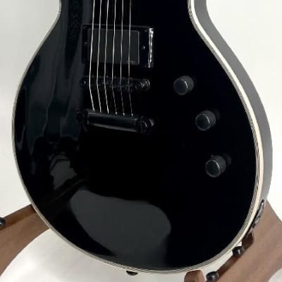 ESP Ltd EC401 Electric Guitar w/ EMG 81/60 Pickups Gloss Black Ser#: WI22011406 image 4