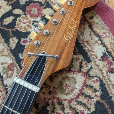 Global (Teisco) Dual-Pickup Electric Guitar c1960s Sunburst Japan #NA image 3