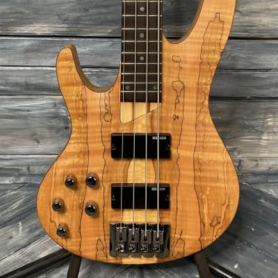 ESP/LTD Left Handed B-204SM Spalted Maple 4-String Electric Bass image 1