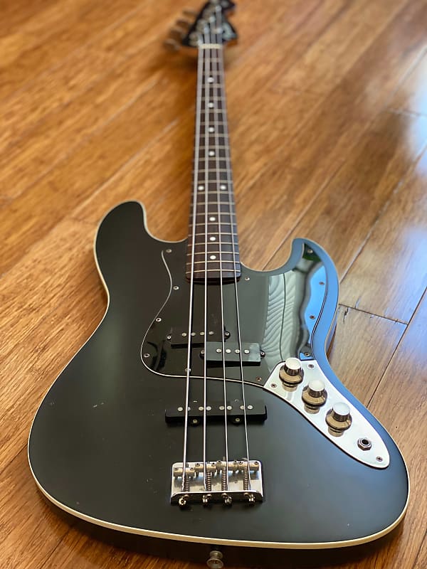 Rare Fender Japan Aerodyne Jazz Bass Matte Black CIJ Japanese Non