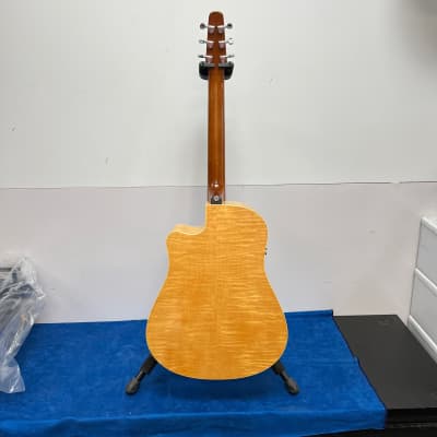 Used Seagull Performer CW Flame Maple QIT Acoustic Electric Guitar image 14